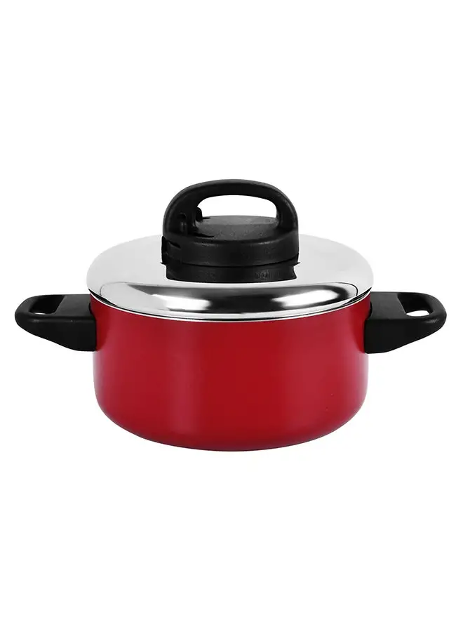 Prestige Classique Casserole Red/Black/Silver 20cm