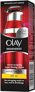 Olay Regenerist Microsculpting Cream With Hyaluronic Acid For Intensely Hydrated & Firmer Skin, 50G