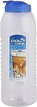 LocknLock HAP731 Aqua Water Bottle, Clear/Blue, 1.5 Liters