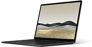 Microsoft Surface Laptop 3 [VGZ-00034] كمبيوتر محمول بشاشة تعمل باللمس ، AMD Ryzen R5-3580U ، 15 بوصة ، 256 جيجابايت ، 8 جيجابايت رام ، رسومات AMD Radeon ™ Vega 9 ، Win10 ، Eng-Ara KB ، لون أسود [إصدار الشرق الأوسط]