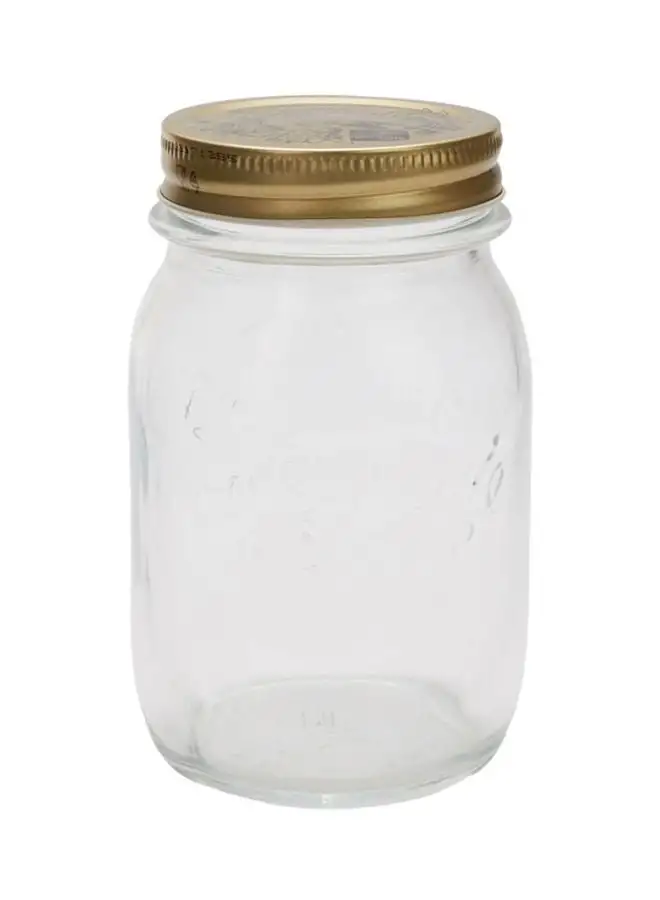 Bormioli Rocco Quattro Stag Jar Clear/Brown/Black 500ml