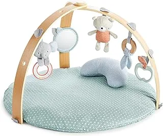 12126-2 - Ingenuity Cozy Spot™ Reversible Duvet Activity Gym - Loamy™, Pack of 1-0 - 36 months - With Toys