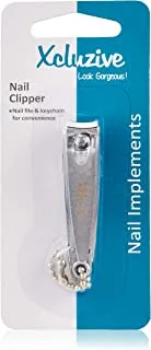 Xcluzive Nail Clippers With Key Ring And File, Pack Of 1