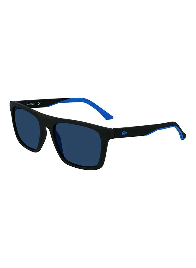 LACOSTE Men's Full Rim Bio Injected Modified Rectangle Sunglasses  L957S-002-5618