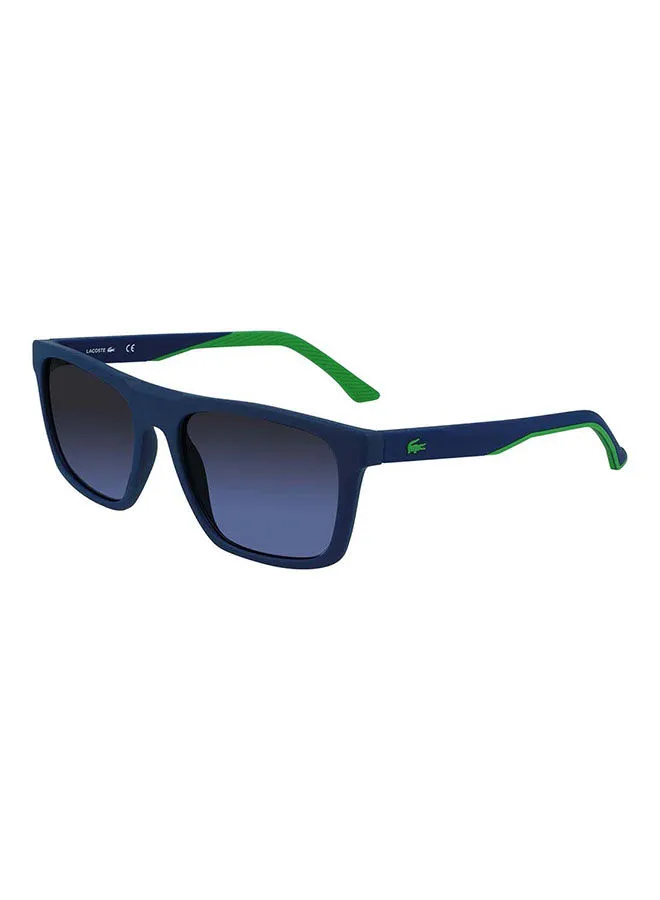 LACOSTE Men's Full Rim Bio Injected Modified Rectangle Sunglasses  L957S-401-5618