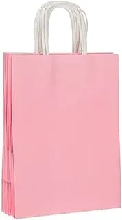 Paper Gift Bag, Pink, Pack of 12