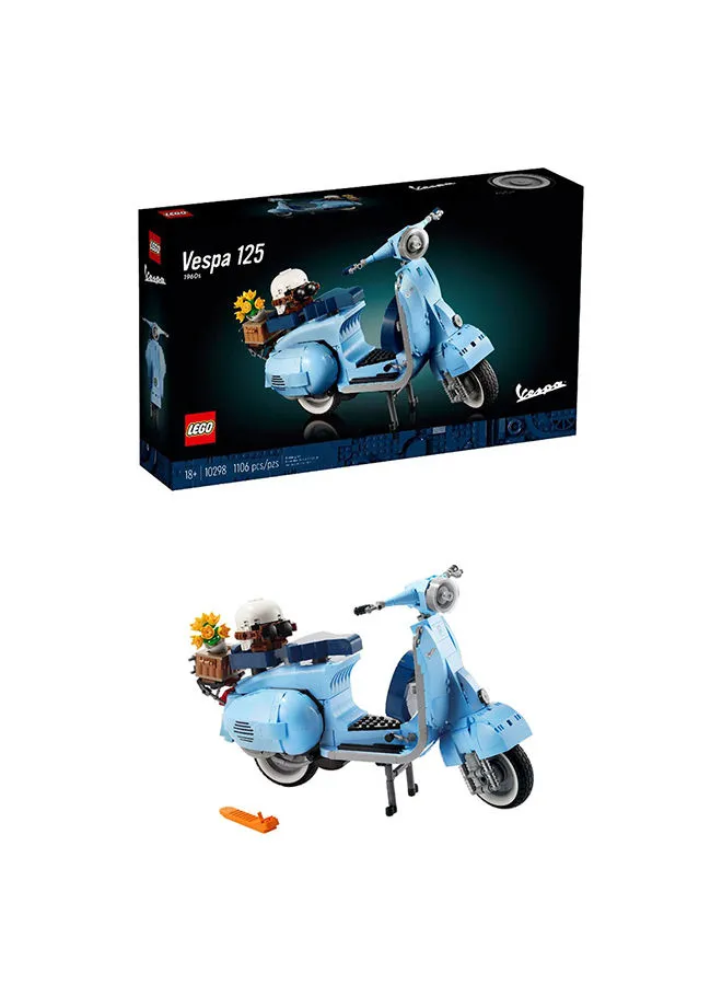 LEGO 6379757 LEGO 10298 Vespa 125 Icons Building Toy Set (1107 Pieces)