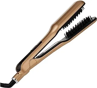 Onetech 5916814 Steam Hair Straightening BrUSh 25 Mm, Rm-106, Gold - Pack Of 1