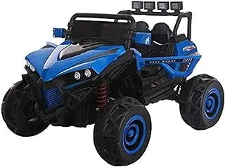 Dorsa Ride On Upgraded Electric Ride On Thumper Buggy Jeep, Blue, 588