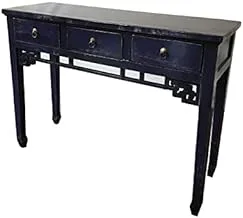 Dubai Garden Centre Retro Table with 3 Drawers, Purple