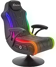 X rocker monsoon rgb 4.1 stereo audio gaming chair with vibrant led lighting