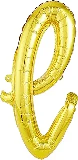 The Party Popper Script Letter 'L' Foil Balloon, Gold¬†