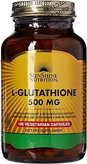 Sunshine Nutrition L- الجلوتاثيون ، 500 مجم ، 100 كبسولة