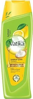 Vatika Naturals Anti-Dandruff Guard Shampoo 400ml | Enriched with Lemon and Yoghurt | Removes & Prevents Dandruff