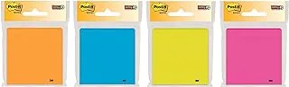 Post-it Super Sticky Notes 3 x 3 in (76 x 76mm) 3365 Rio Assorted colors, 1 pad/pack | Extra Sticky Notes | For Note Taking, To Do Lists and Reminders | Clean Removal | Recyclable | 65 sheets/pad