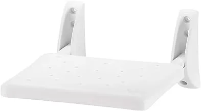 Meyra 15241169, Mobalux Wall Foldable Mounted Shower Seat, White