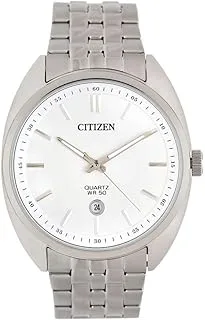 Citizen Men's White Dial Stainless Steel Analog Watch - Bi5090-50A