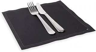 Paper Napkins, Foodservice Napkins - Black - Soft & Durable - 9