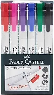 Faber-Castell Whiteboard Marker Slim Wallet Of 6Pc