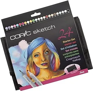 Copic Sketch 24Pc Colors Starter Sets In Wallet