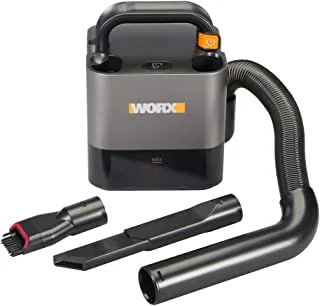 Worx Wx030L.9 20V Power Share Cordless Cube Vac مكنسة كهربائية مدمجة ، أداة عارية فقط ، أسود