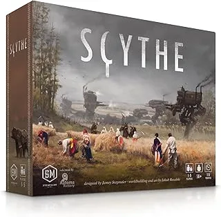 Stonemaier Games Scythe Board Game - an Engine-Building, Area Control for 1-5 Players, Ages 14+