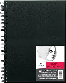 Canson SKETCH BK WB 9X12 (6) 80SH