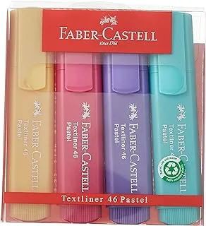 Faber-Castell Pastel Highlighter Wallet Of 4