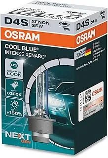 OSRAM XENARC® COOL BLUE® INTENSE D4S, +150% more brightness, up to 6,200K, xenon headlight lamp, LED look, Folding box (1 lamp)