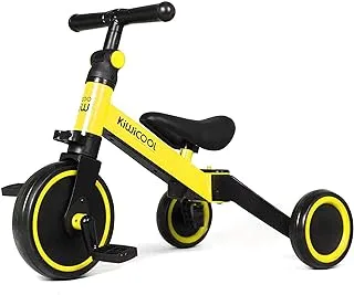 SKY-TOUCH 3 In 1 Kids Tricycles For 1.5-4 Years Old Kids Trike 3 Wheel Bike Boys Girls 3 Wheels Toddler Tricycles(Yellow)