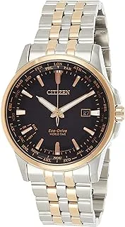 Citizen Mens Solar Powered Watch, Analog Display and Solid Stainless Steel Strap - BX1006-85E