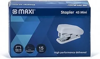 MAXI 45 MINI STAPLER 15 SHEETS ASSORTED COLORS