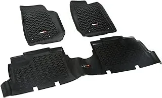 Rugged Ridge | Floor Liner, Front/Rear | 12987.04 | Fits 2007-2018 Jeep Wrangler JK 4-Door