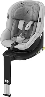 مقعد سيارة Maxi-Cosi Mica قابل للدوران 360 درجة مع Isofix ، قابل للتحويل ، مواجه للأمام وللخلف ، من الولادة حتى 4 سنوات ، 40-105 سم ، رمادي أصلي