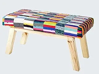 Dubai Garden Centre Colourful Bench, 90 cm Length