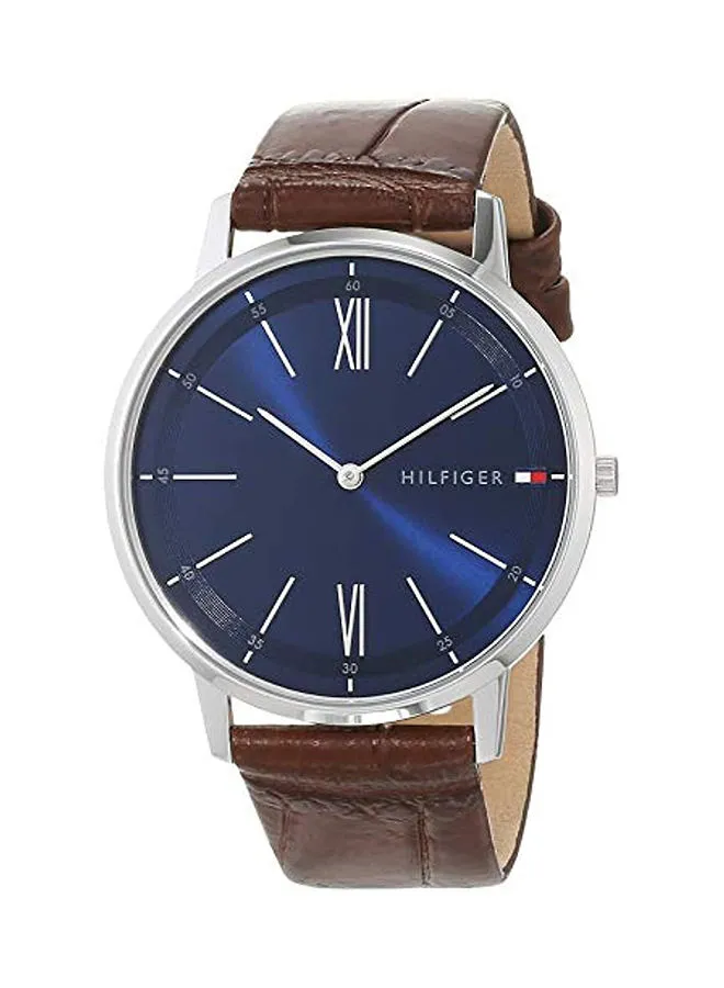 TOMMY HILFIGER Men's Leather Analog Wrist Watch 1791514