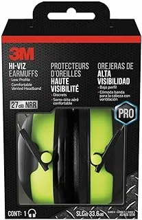 3M Pro-Grade Hi-Viz Earmuff, 90566-4DC-PS, 1 unit/Pack