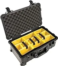 Pelican 1510 Case With Padded Dividers (Black)