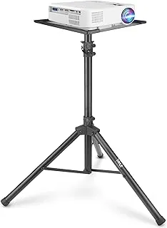 Pyle Audio Mobile Dj Pa Speaker Stands, Laptop Stand, Multifunction Stand, Adjustable Tripod Laptop Projector Stand, 30