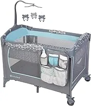 BABYTREND PY81D80AL- Nursery Center Straight N Arrow - Sky Blue and Grey - Playard