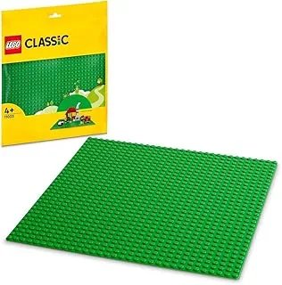 LEGO Classic Green Baseplate 11023 Building Blocks Toy Set; Toys for Boys, Girls, and Kids (1 Piece)