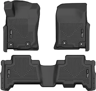 Husky Liners Weatherbeater Series | Front & 2nd Seat Floor - Black 99571 Fits 2014-2022 Lexus GX460, 2013-2022 Toyota 4Runner 3 Pcs