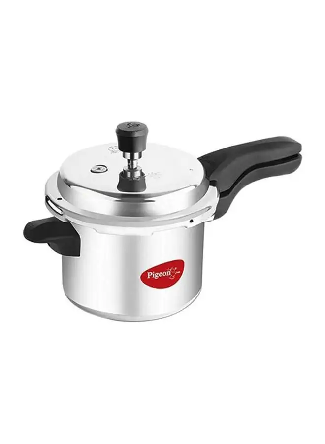 pigeon Aluminium Pressure Cooker Silver/Black 3Liters