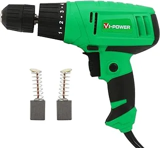 Suzec Vi Power 350 W, 220V 50Hz 10 mm Screw Driver Drill, Green (Vp 1003C)