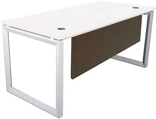 Mahmayi Projekt 1400T Modern Office Desk, Executive Desk, Home Office Modern Simple Style PC Desk, Writing Study Desk, Computer Table with 2 Grommets for Wire Management, Home Office desk furniture