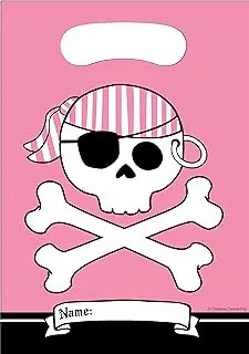 Creative Converting Pirate Parrty! Girl Loot Bags 8-Piece