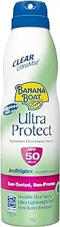 Banana Boat Ultra Protect Sunscsreen Lotion Spray Spf50 170 G, Pack Of 1