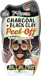 7th Heaven Montagne JEUnesse Charcoal + Black Clay Peel-Off Face Mask