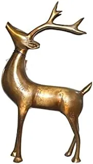 Dubai Garden Centre Deer Stand Statue, Brass