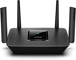 راوتر Linksys MR8300 ثلاثي الموجات MU-MIMO Mesh WiFi (AC2200 ، 4 منافذ جيجابت إيثرنت ، راوتر لاسلكي سريع)